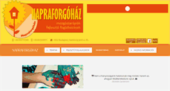 Desktop Screenshot of napraforgohaz.hu
